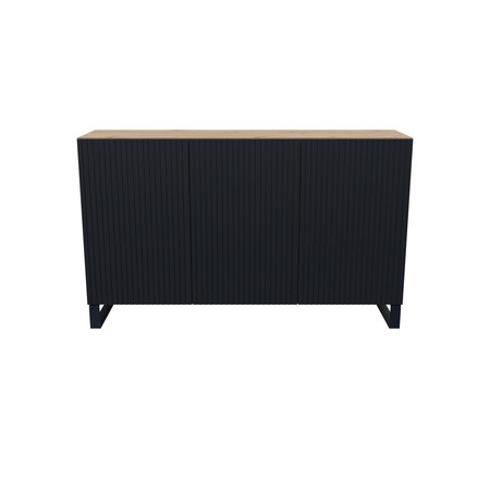 Komoda Remo Dub artisan/černá Furniture