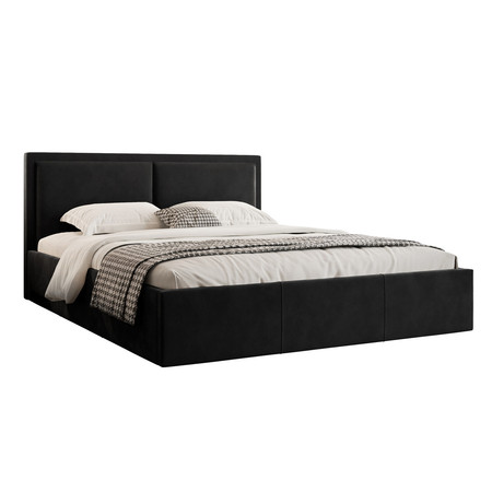 Čalouněná postel Soave II rozměr 140x200 cm Černá TT-FURNITURE