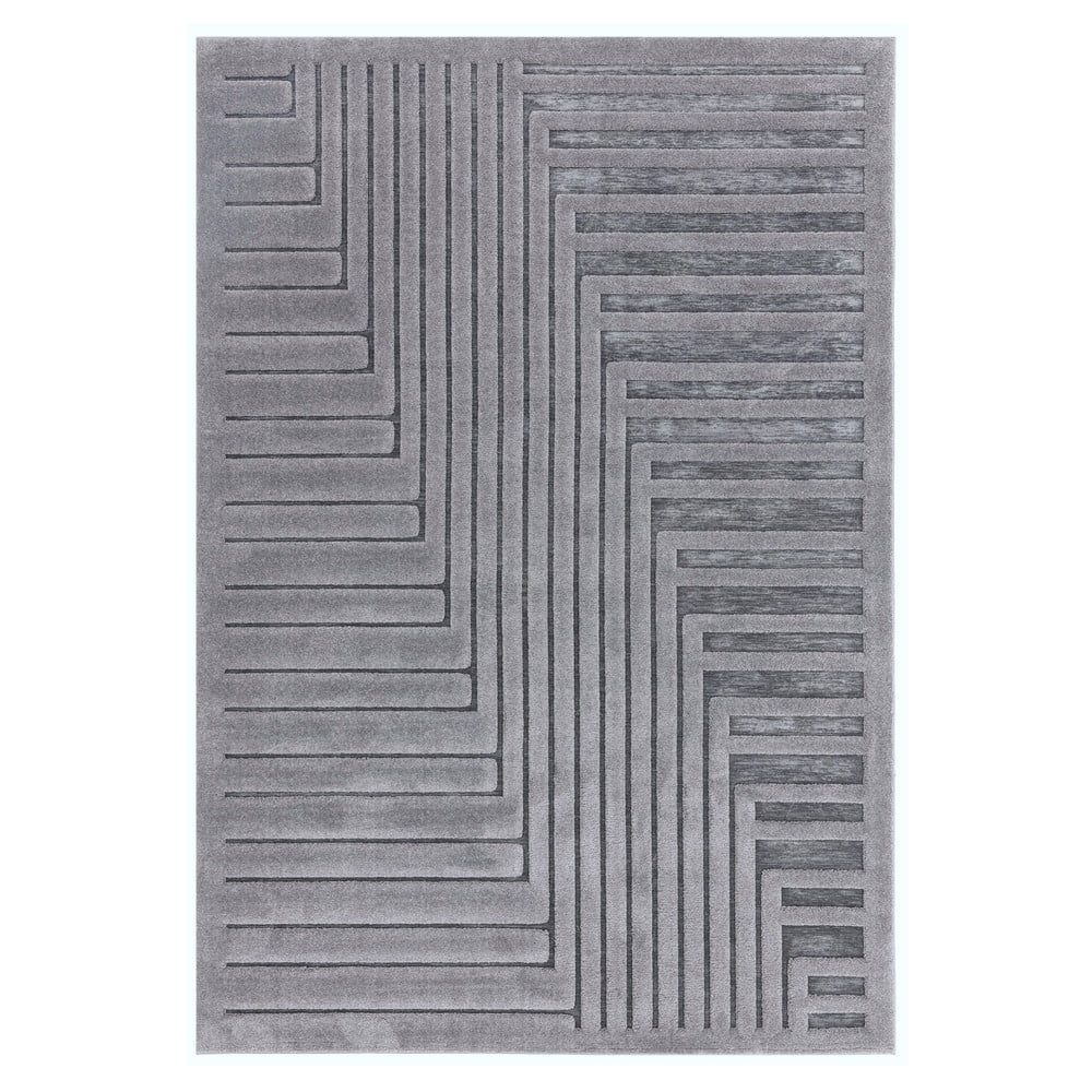 Antracitszürke szőnyeg 160x230 cm Valley – Asiatic Carpets