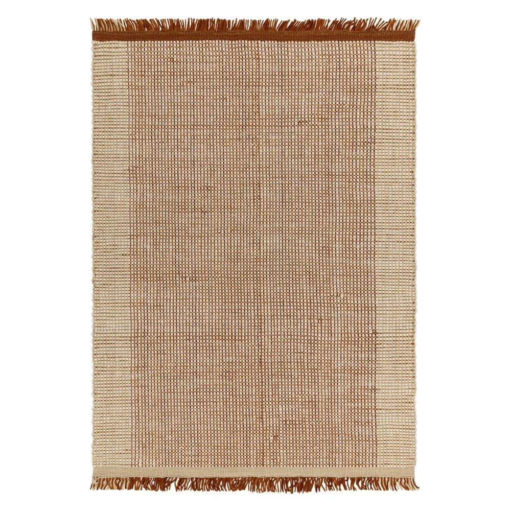 Barna kézi szövésű gyapjú szőnyeg 120x170 cm Avalon – Asiatic Carpets