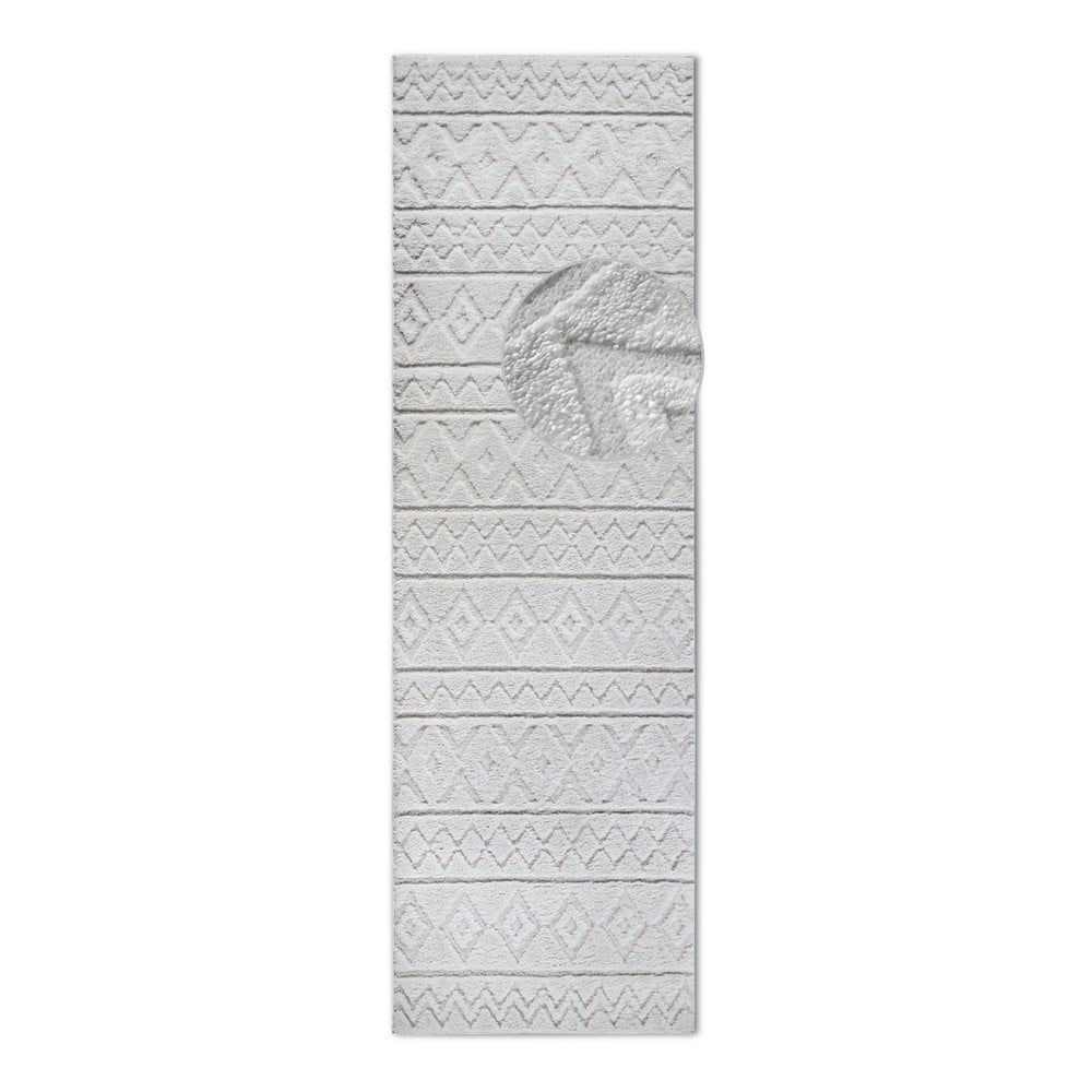 Krémszínű futószőnyeg 80x240 cm Itinerance Cream White – Elle Decoration