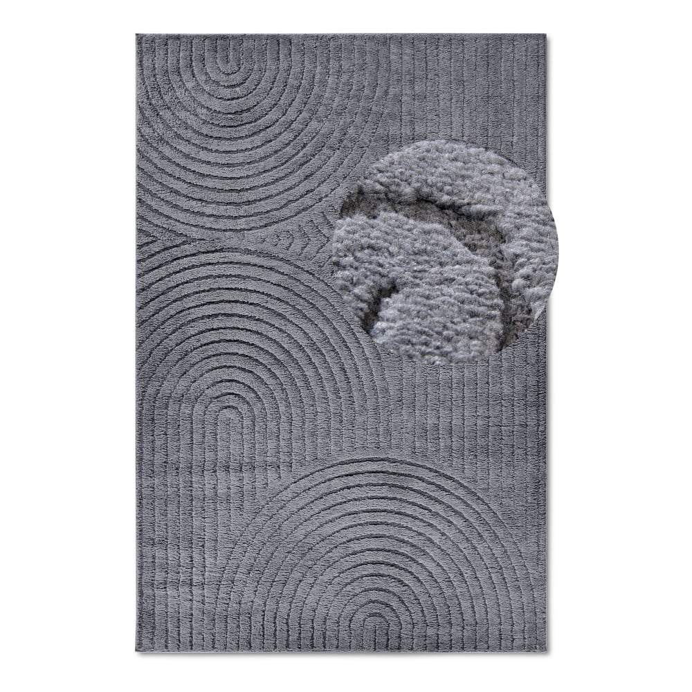 Antracitszürke szőnyeg 200x280 cm Panglao New York Anthracite – Elle Decoration