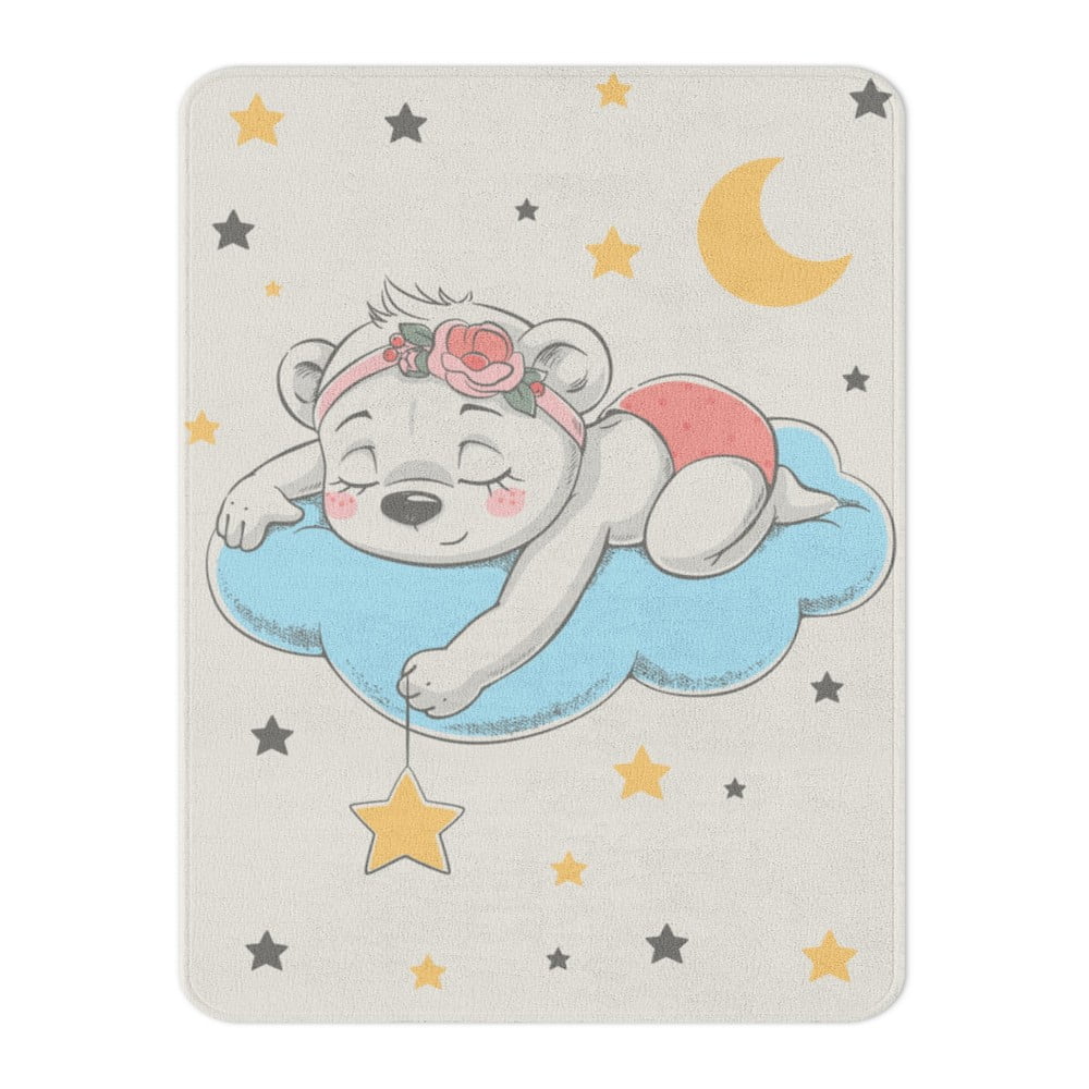 Fehér gyerek szőnyeg 80x140 cm Happy Dreams – Oyo Concept