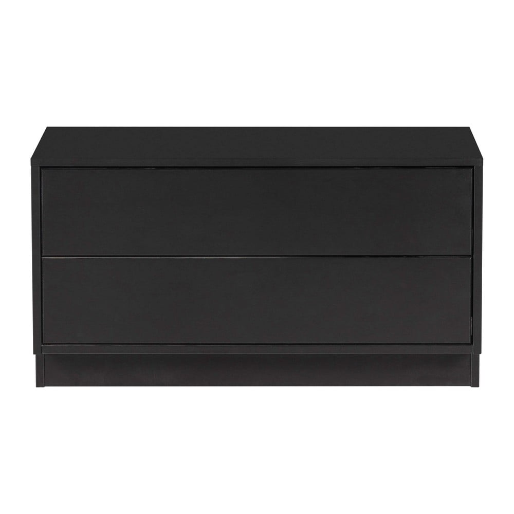 Fekete borovi fenyő moduláris TV-állvány 75x40 cm Finca – WOOOD