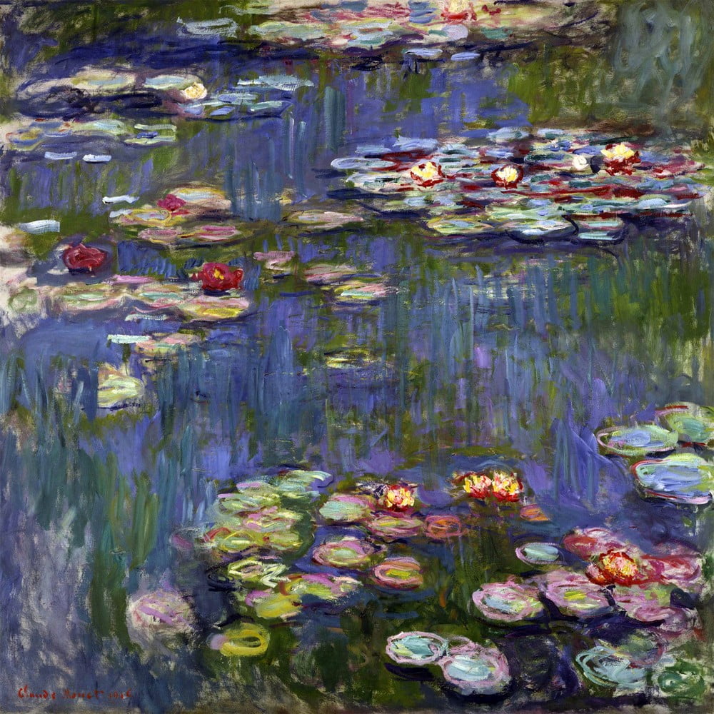 Reprodukciós kép 50x50 cm Water Lilies
