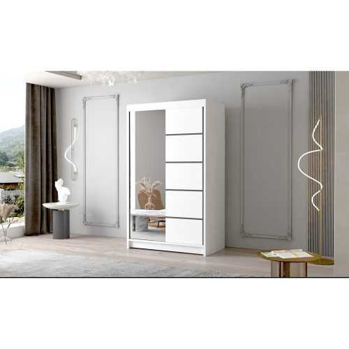 Nagy gardróbszekrény FADO III 120 cm Fehér ankon