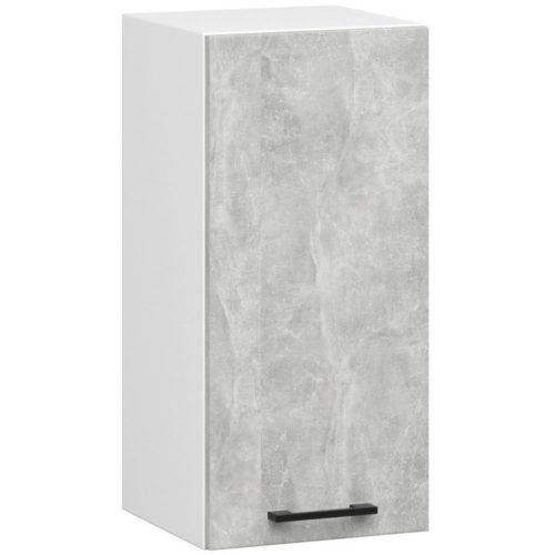 Konyhaszekrény OLIVIA W30 H580 - fehér/beton. Akord