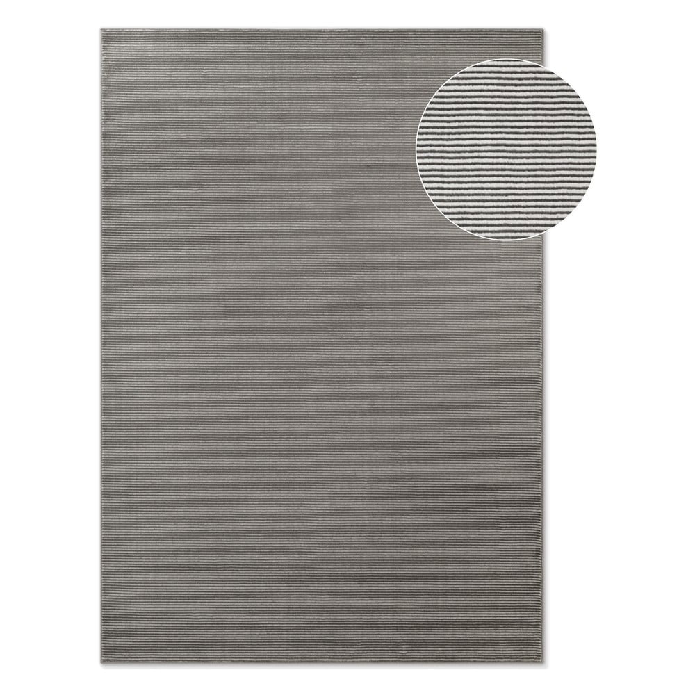 Antracitszürke-krémszínű szőnyeg 160x235 cm Perles Dolomite – Elle Decoration
