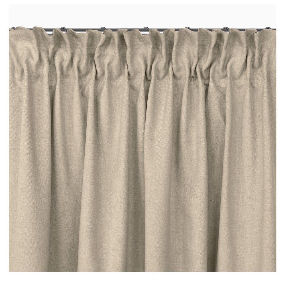 Bézs függöny 220x175 cm Carmena – Homede