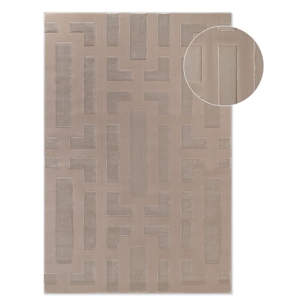 Bézs szőnyeg 160x235 cm Perles Onyx – Elle Decoration