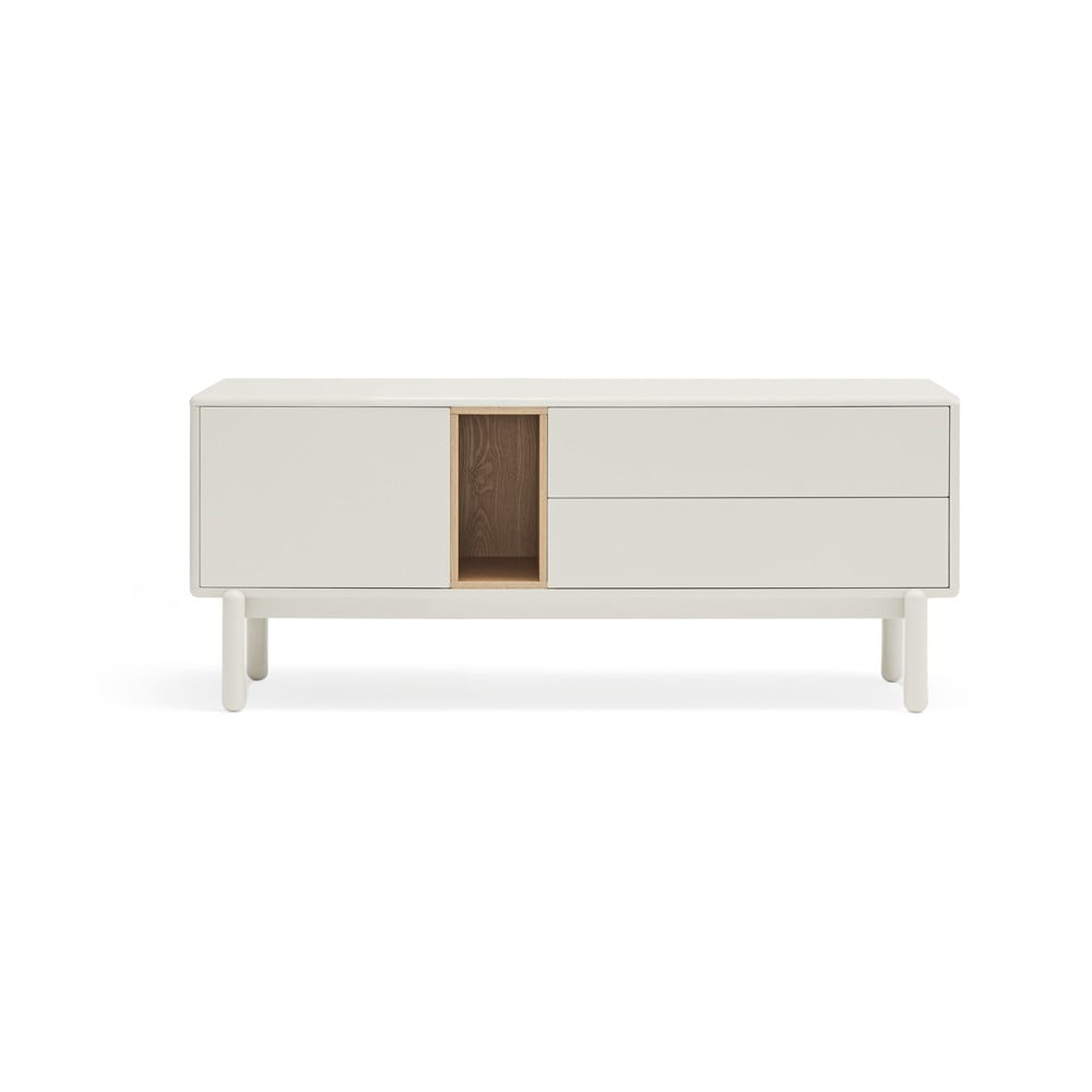 Fehér TV-állvány 140x56x40 cm Corvo – Teulat