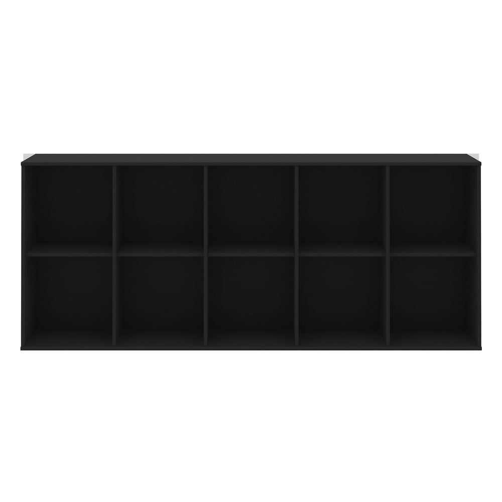 Fekete moduláris polcrendszer 169x69 cm Mistral Kubus - Hammel Furniture