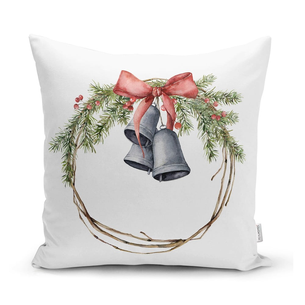 Karácsonyi mintás textil párnahuzat 43x43 cm – Mila Home