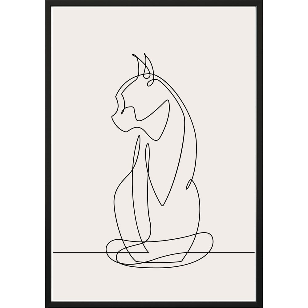 Kép 70x50 cm Sketchline Cat – DecoKing