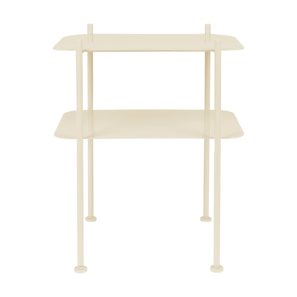 Krémszínű fém polcos állvány 50x62 cm River – Zuiver