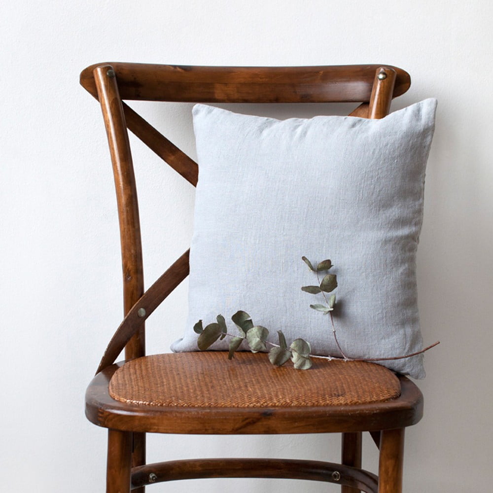 Len párnahuzat 50x50 cm Light Grey – Linen Tales