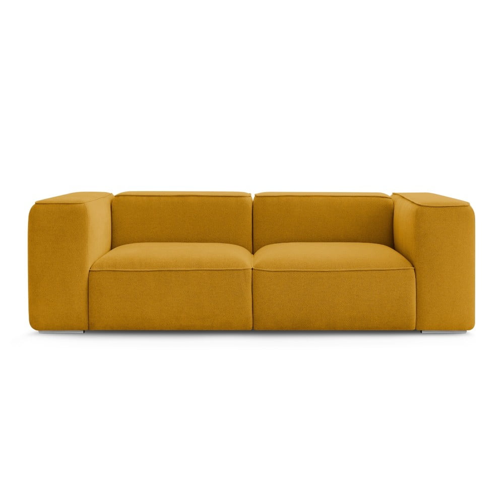 Okkersárga kanapé 255 cm Zephyr – Bobochic Paris