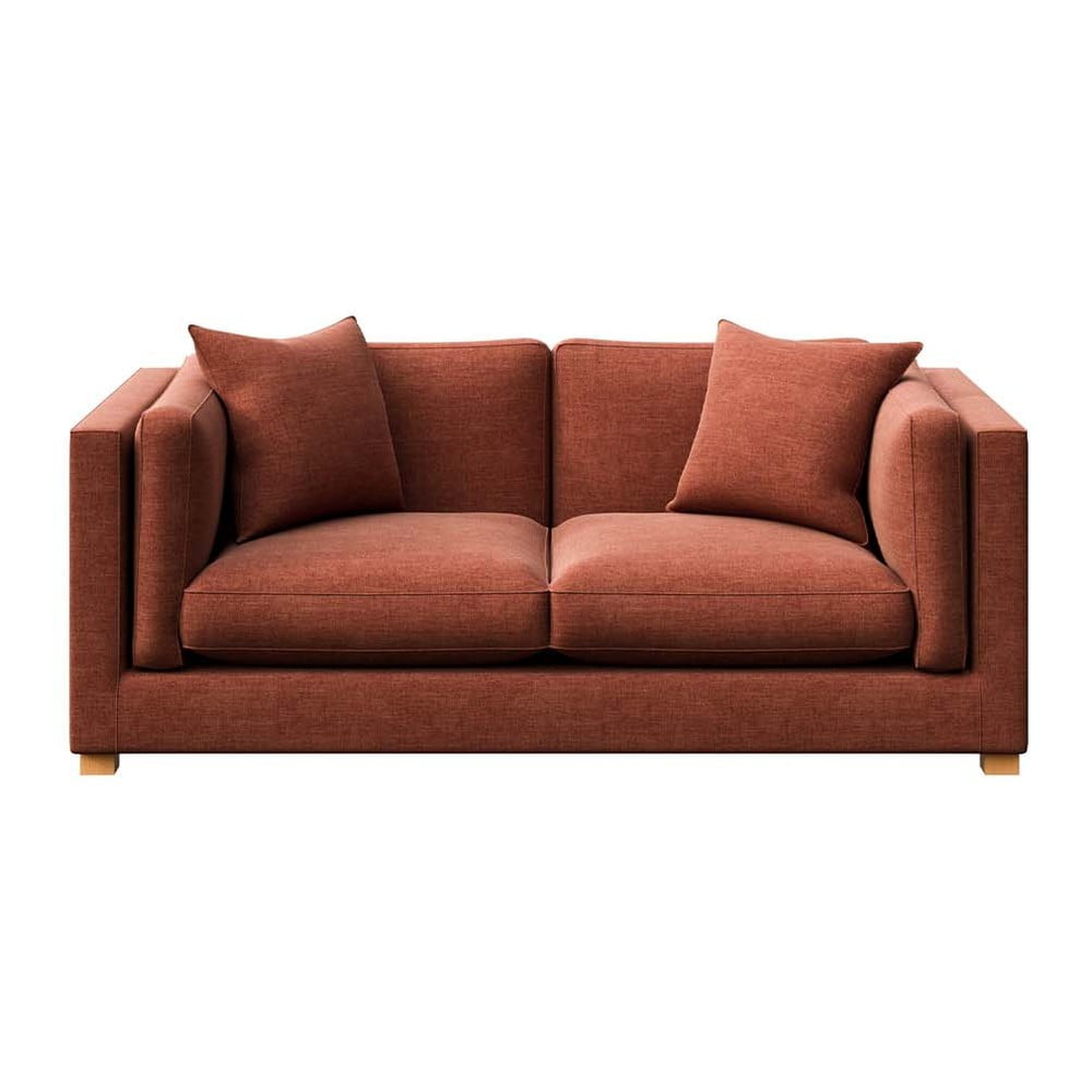 Téglavörös kanapé 195 cm Pomo – Ame Yens