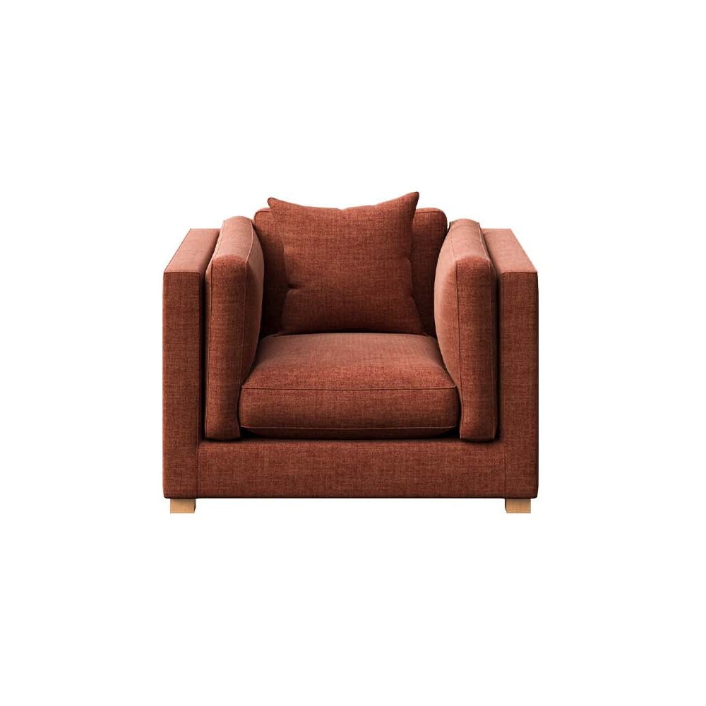Téglavörös relaxációs fotel Pomo – Ame Yens