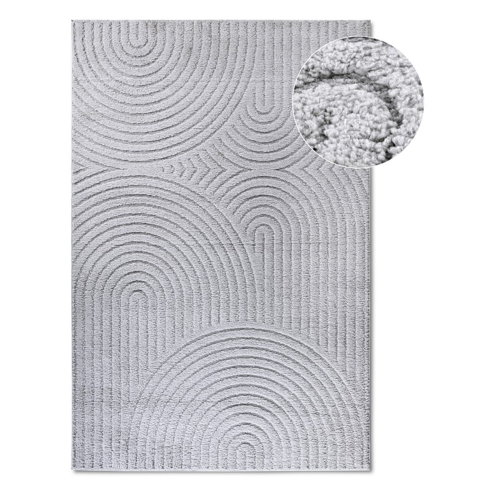 Világosszürke szőnyeg 200x280 cm Panglao New York Light Grey – Elle Decoration