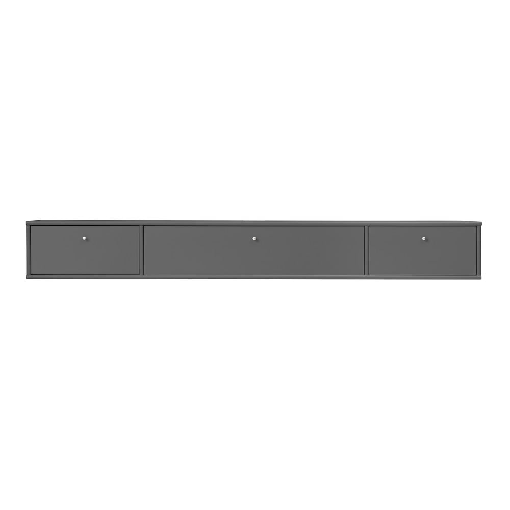 Antracitszürke TV-állvány 176x22 cm Mistral – Hammel Furniture