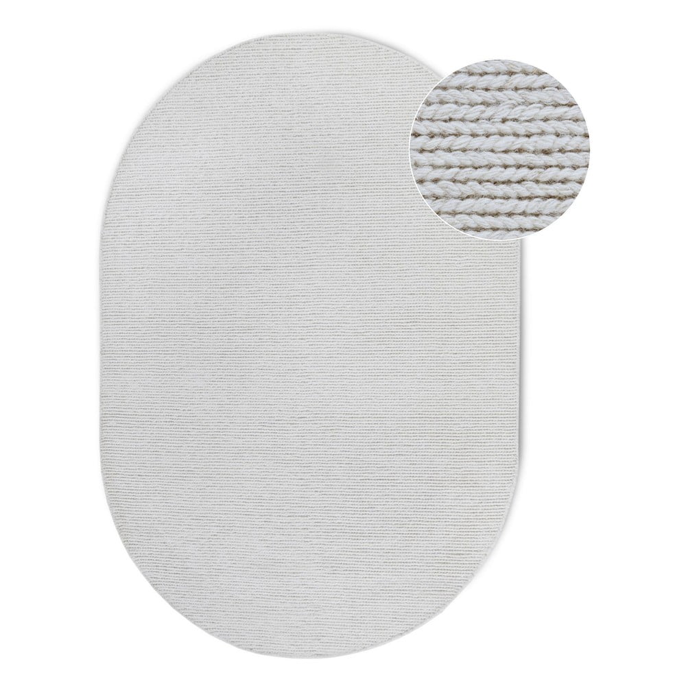 Fehér kézi szövésű gyapjú szőnyeg 160x230 cm Francois – Villeroy&Boch