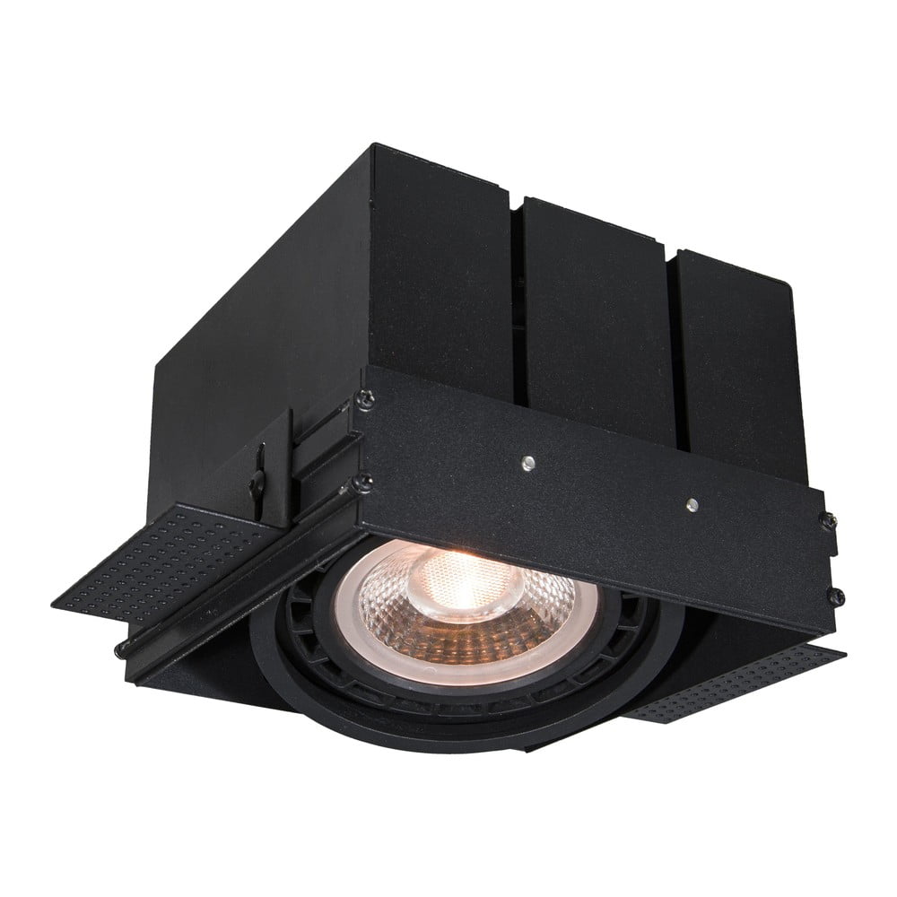 Fekete mennyezeti lámpa fém búrával 15x14 cm Milo – GTV