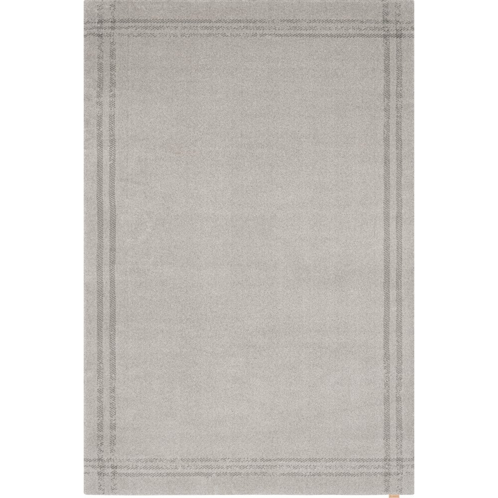 Krémszínű gyapjú szőnyeg 240x340 cm Calisia M Grid Rim – Agnella