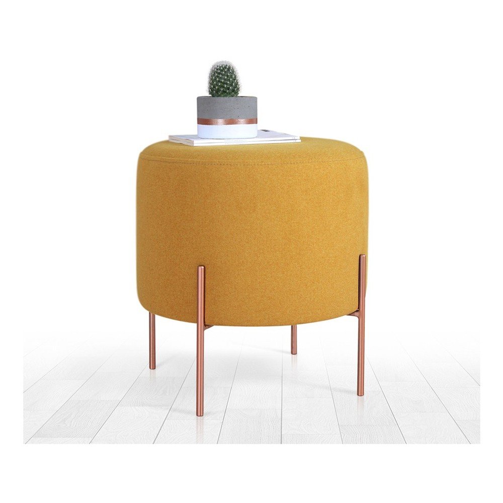 Mustársárga puff Copper – Artie