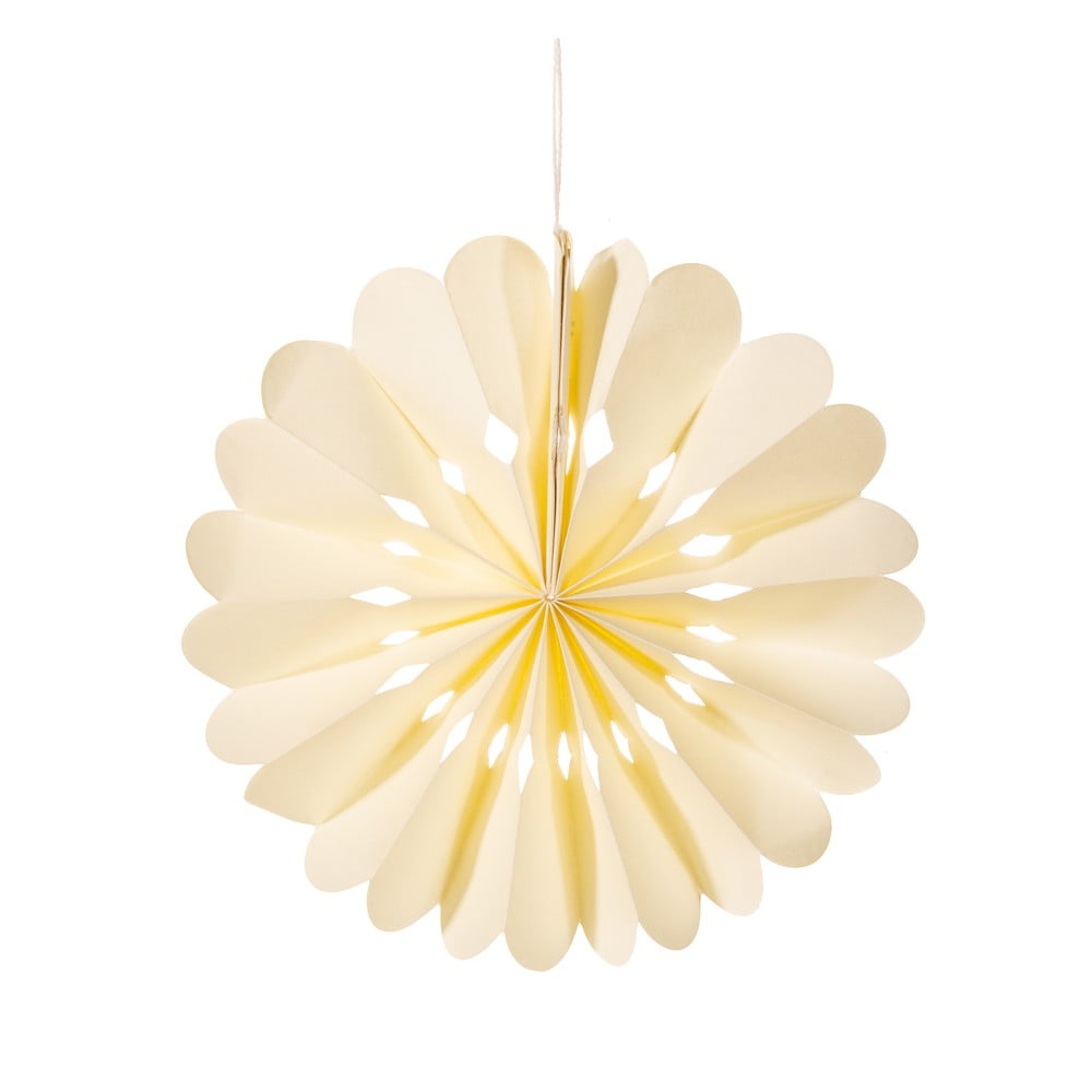Papír kézzel készített karácsonyfadísz ø 10 cm Honeycomb Snowflake – Sass & Belle