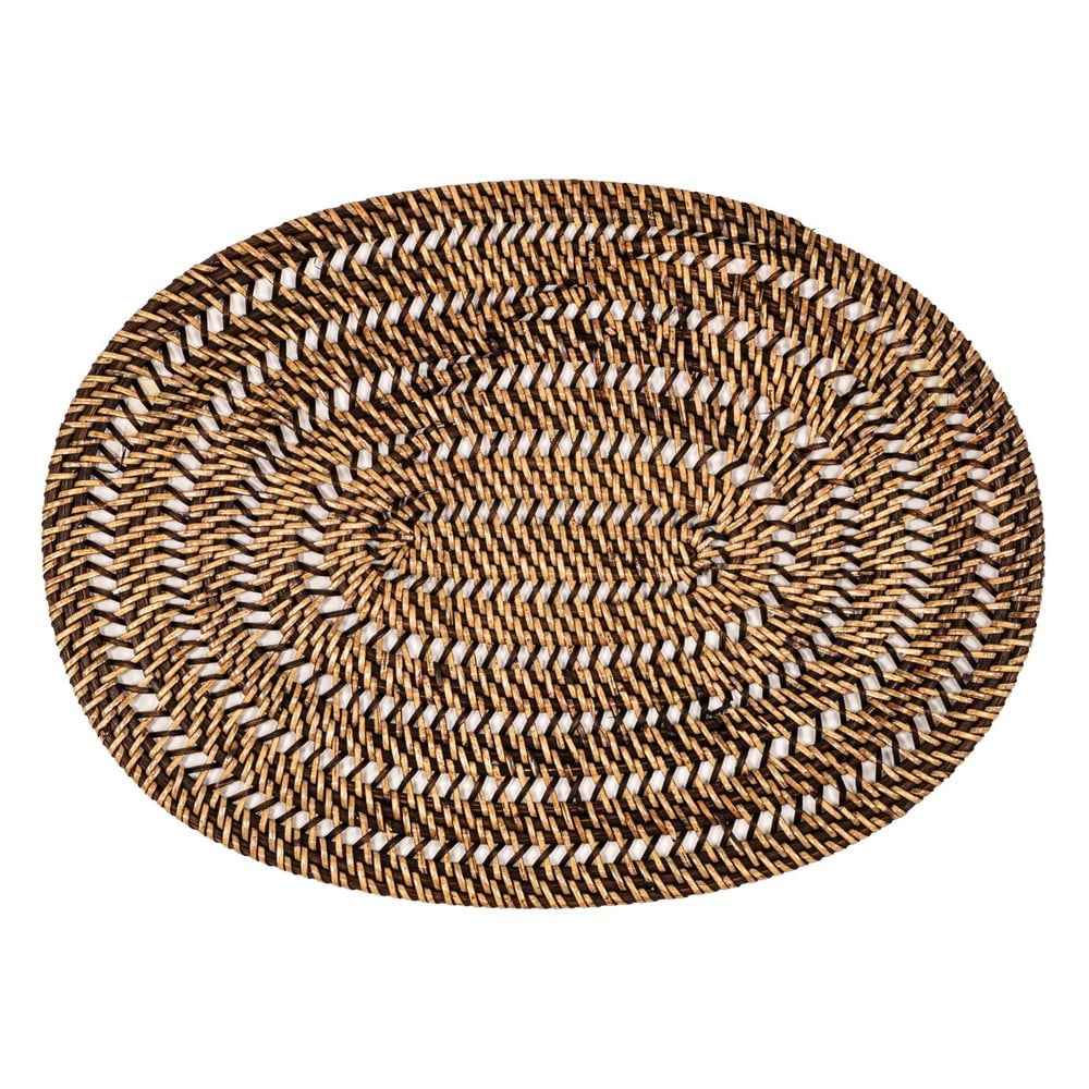 Rattan tányéralátét 40x30 cm - Tiseco Home Studio