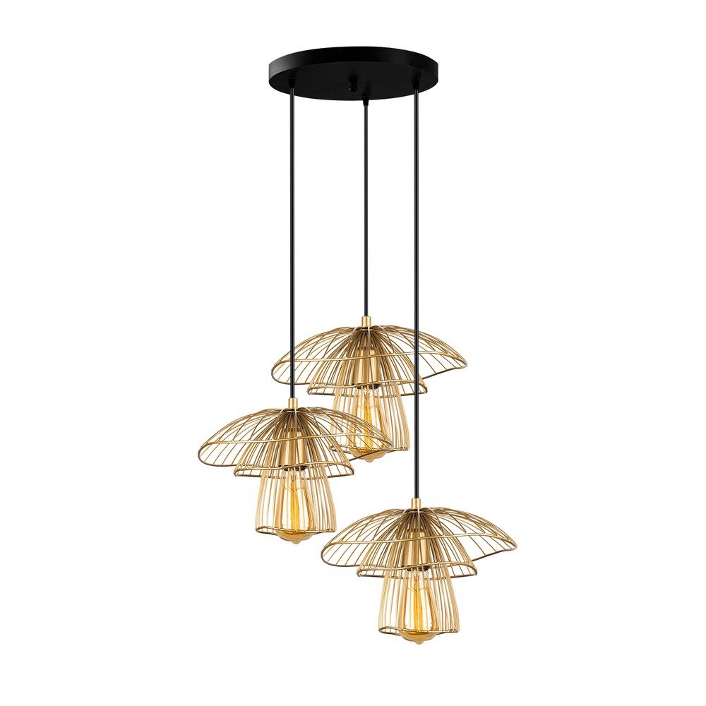 Root aranyszínű függőlámpa