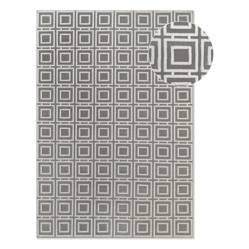 Szürke-krémszínű szőnyeg 120x170 cm Perles Howlite – Elle Decoration