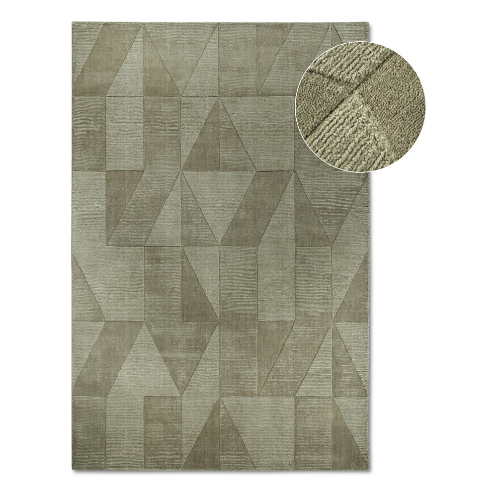 Zöld kézi szövésű gyapjú szőnyeg 160x230 cm Ursule – Villeroy&Boch