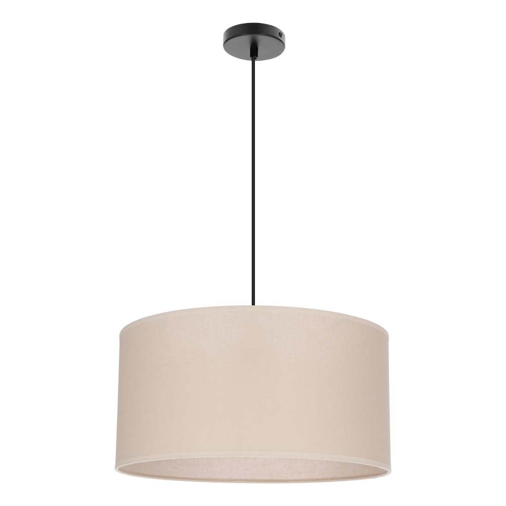 Bézs függőlámpa textil búrával ø 40 cm Shanti – Candellux Lighting