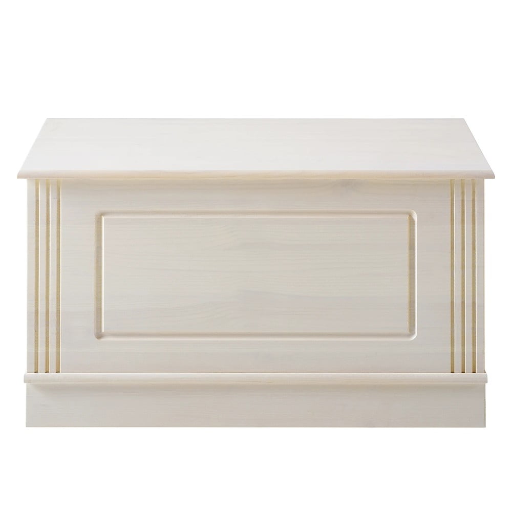 Fehér borovi fenyő tárolóláda 80x45 cm Anita – Støraa