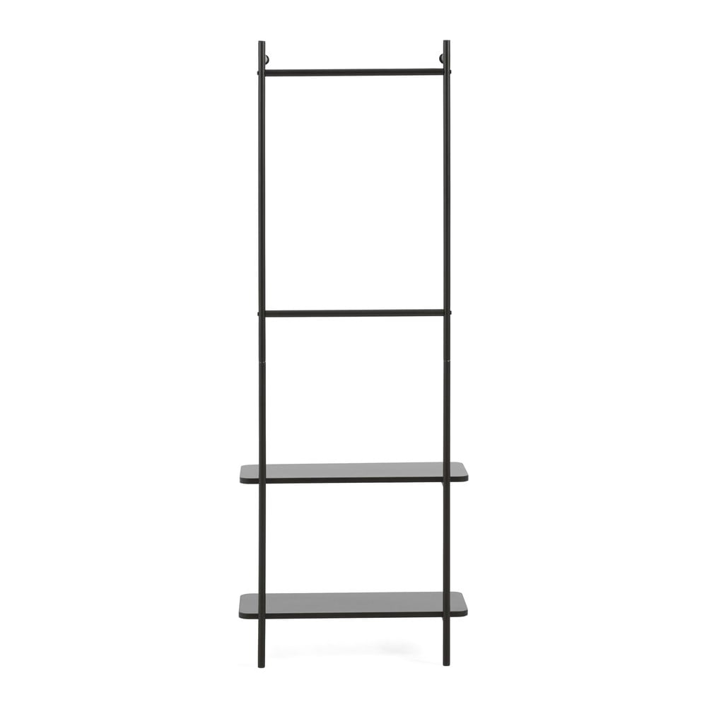 Galatia fekete fém fali előszoba bútor - Kave Home