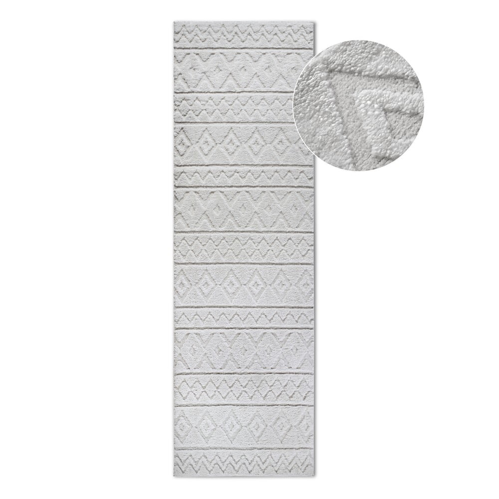 Krémszínű futószőnyeg 80x240 cm Itinerance Cream White – Elle Decoration