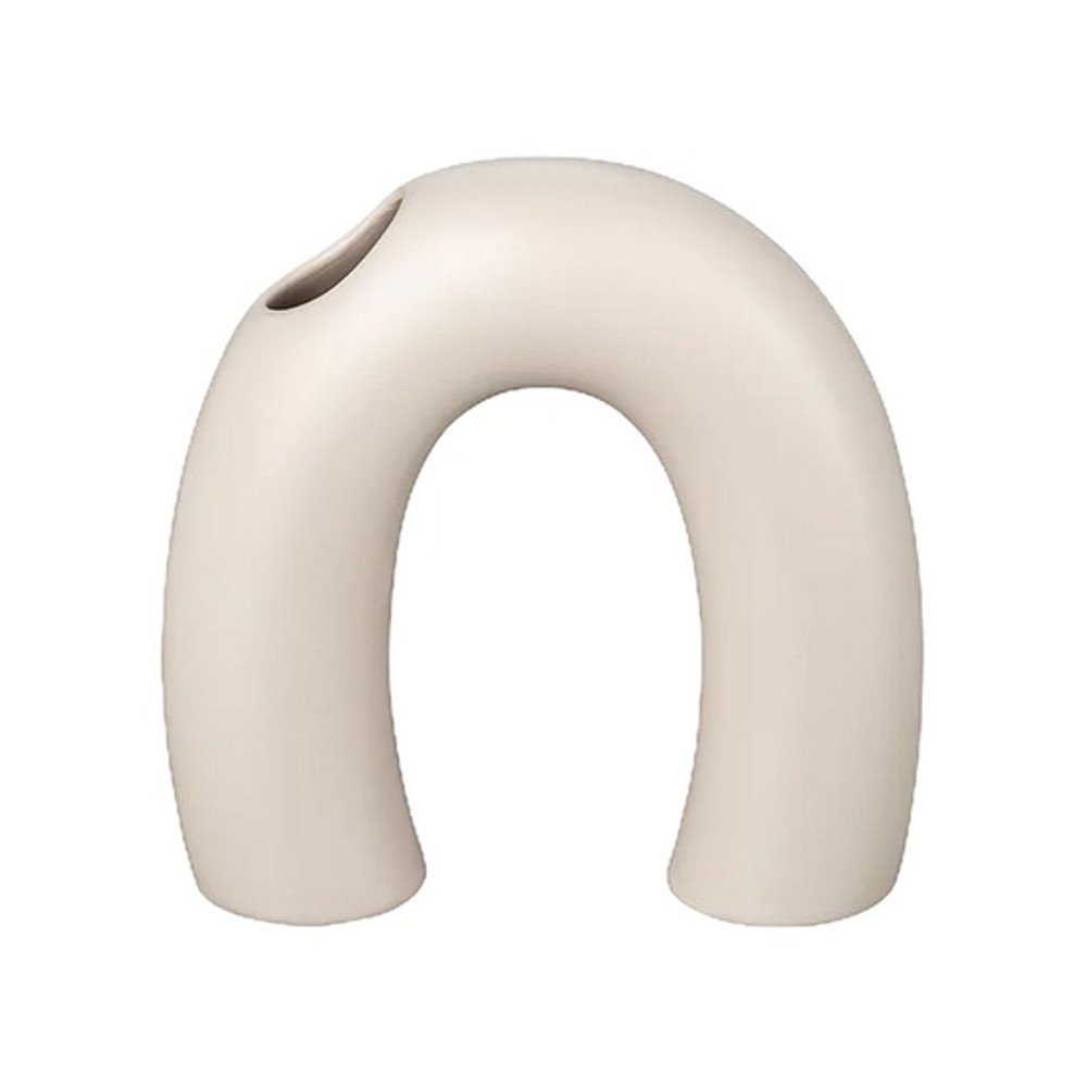 Krémszínű kerámia váza (magasság 12 cm) Kagetsu – Blomus