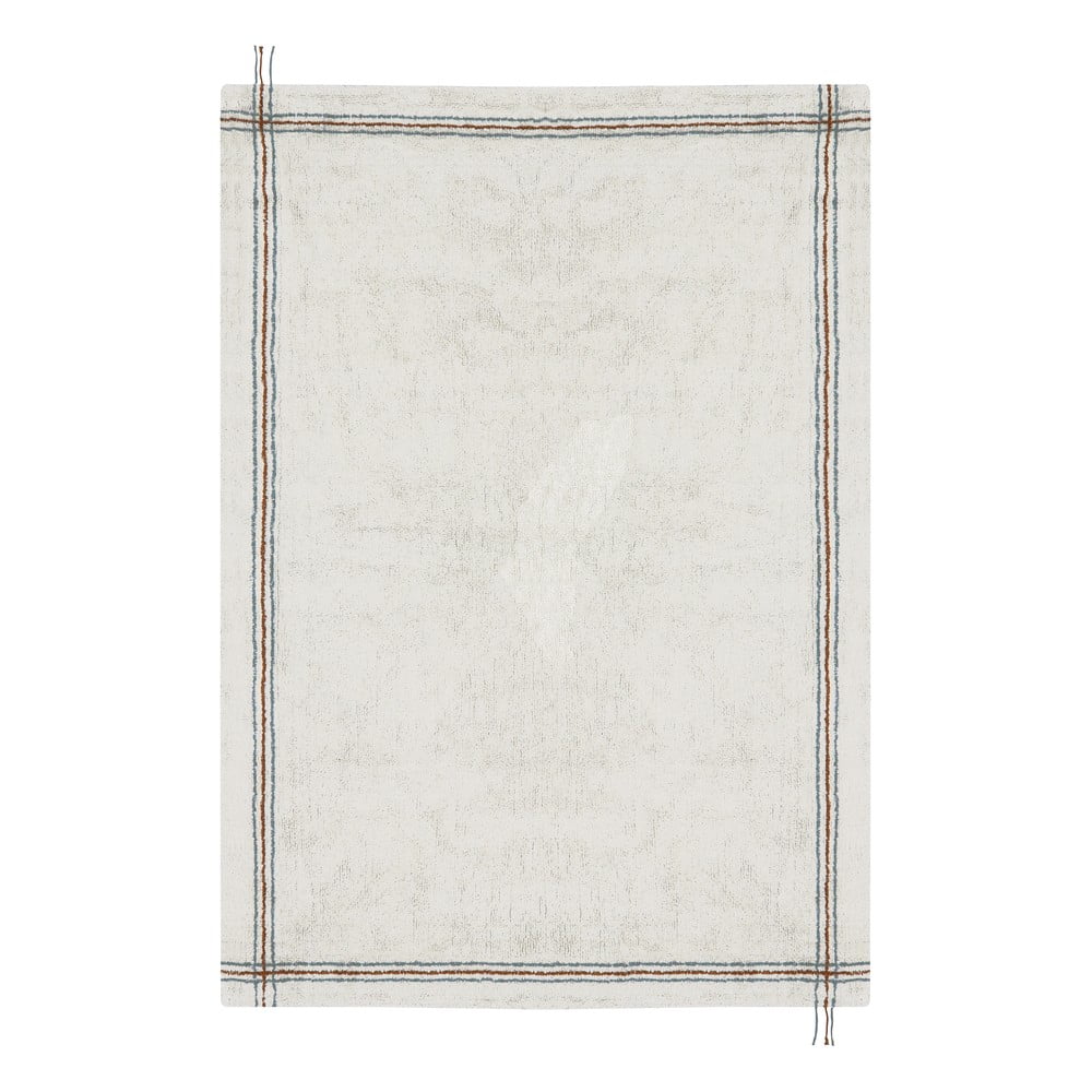 Krémszínű mosható kézi szövésű pamut szőnyeg 170x240 cm Cuisine Natural – Lorena Canals