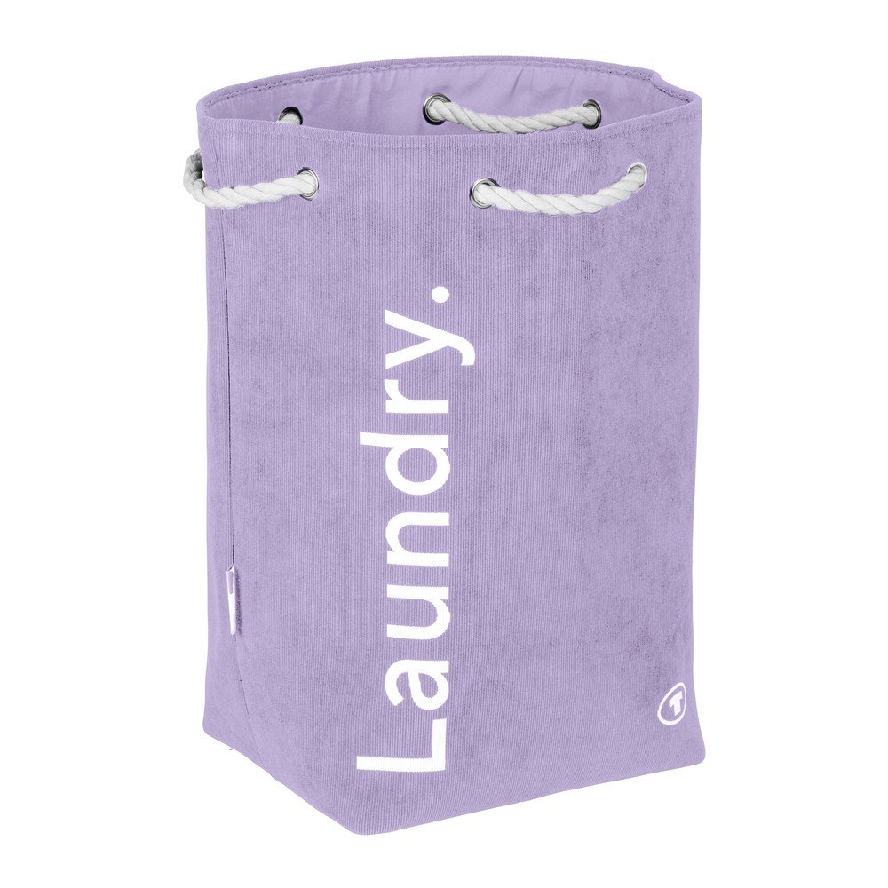 Lila textil szennyeskosár 35