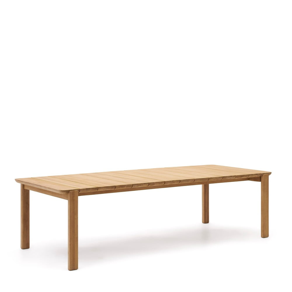 Teakfa kerti étkezőasztal 102x220 cm Icaro – Kave Home
