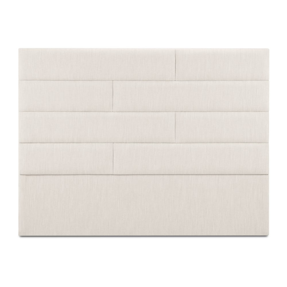 Bézs kárpitozott ágytámla 180x120 cm NY - Cosmopolitan Design