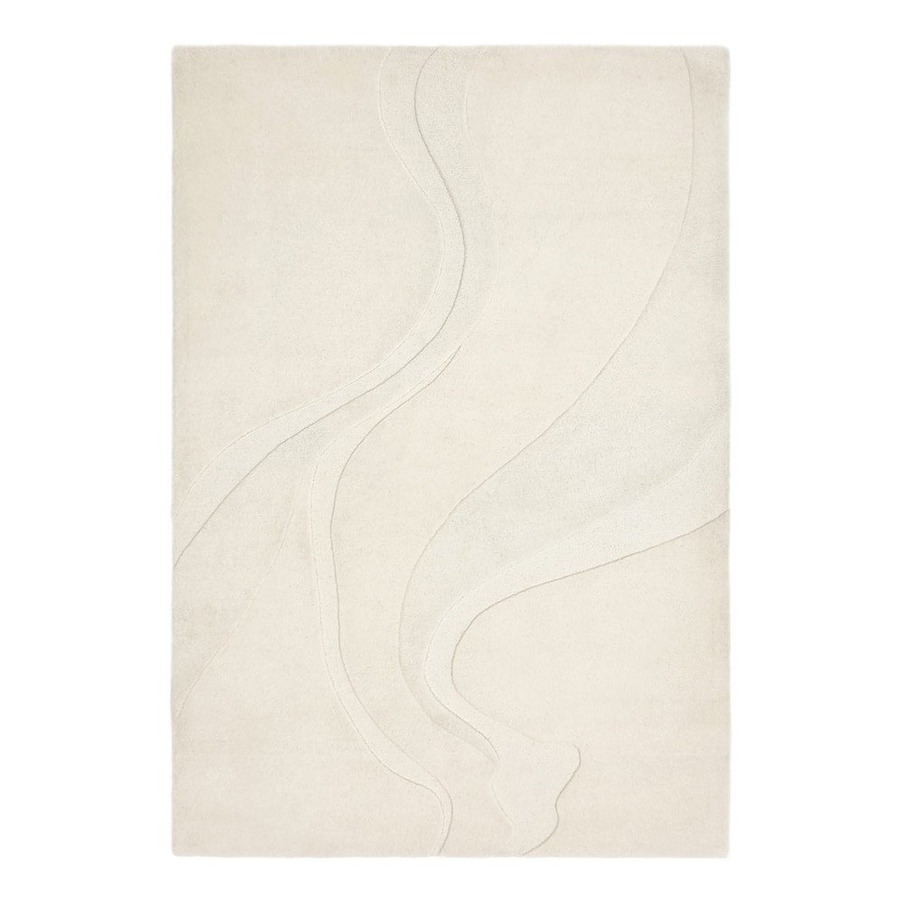 Fehér gyapjú szőnyeg 160x230 cm Olsen – Asiatic Carpets