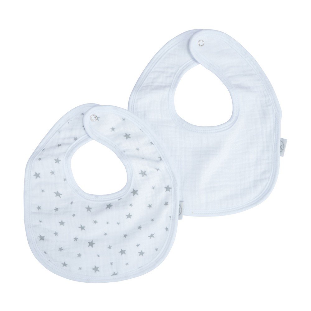 Fehér muszlin előke szett 2 db-os – Bébé Douceur
