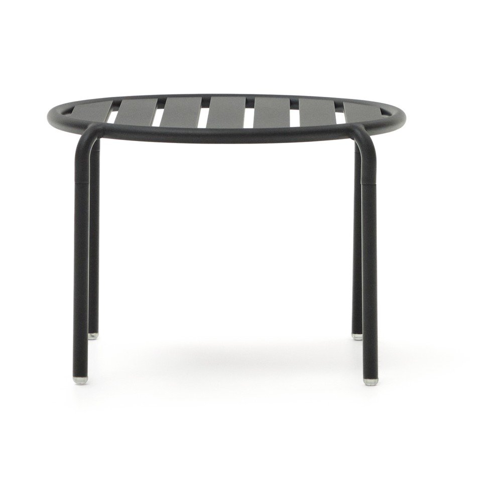 Fém kerek kerti tárolóasztal ø 68 cm Joncols – Kave Home