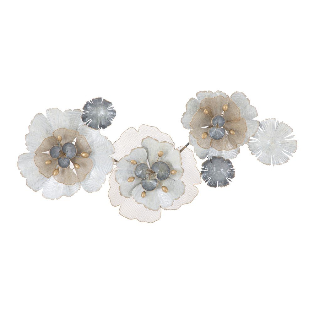 Flowery fém fali dekoráció