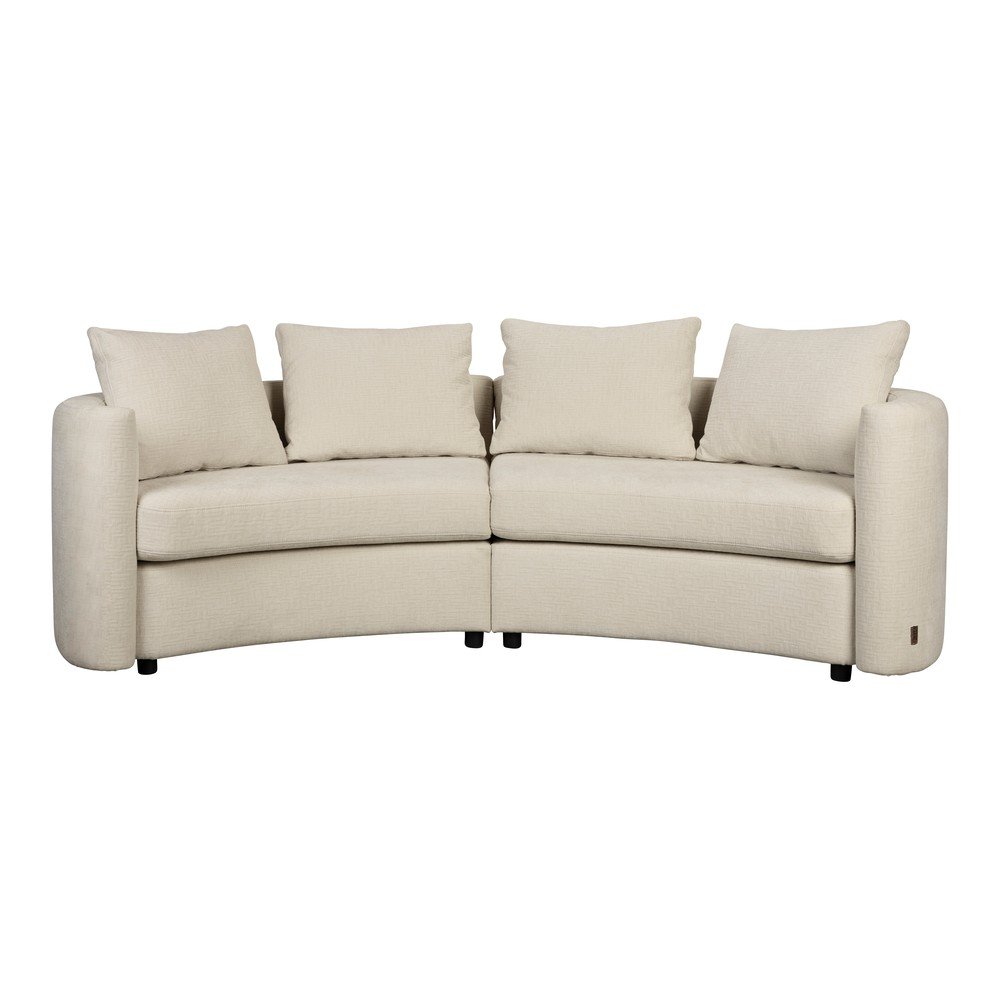 Krémszínű kanapé 228 cm Fernon – Dutchbone