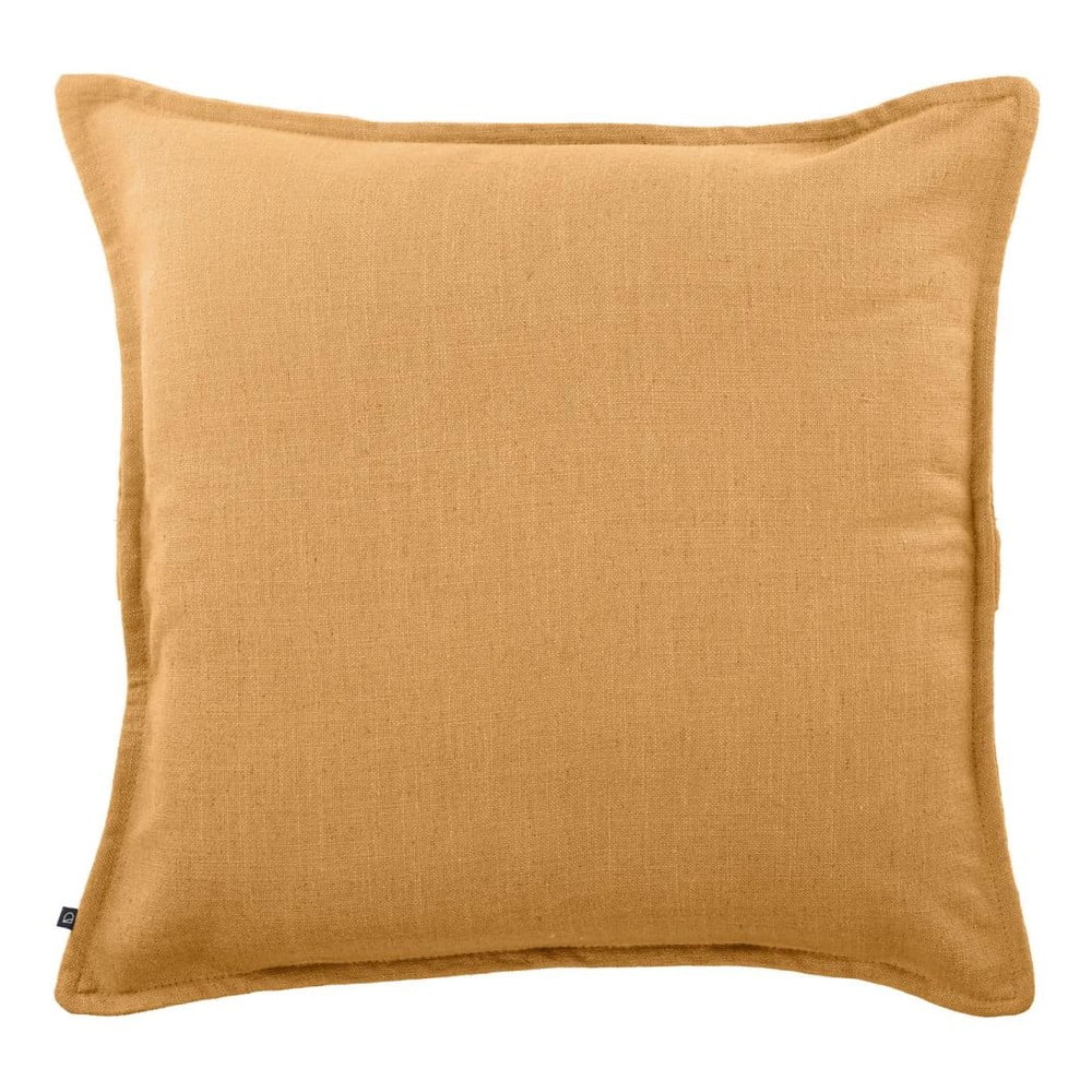 Lenkeverék párnahuzat 45x45 cm Blok – Kave Home