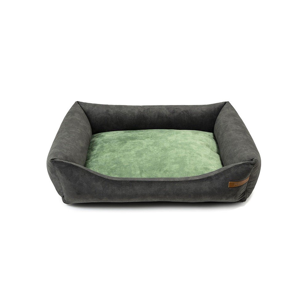 Mentazöld-khaki fekhely kutyáknak 65x75 cm SoftBED Eco M – Rexproduct